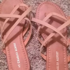 Women's nude sandals